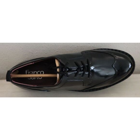 Franco Sarto Women's Sz 8M Black Synthetic L-Balinoxfrd Oxford Shoes - Picture 6 of 10